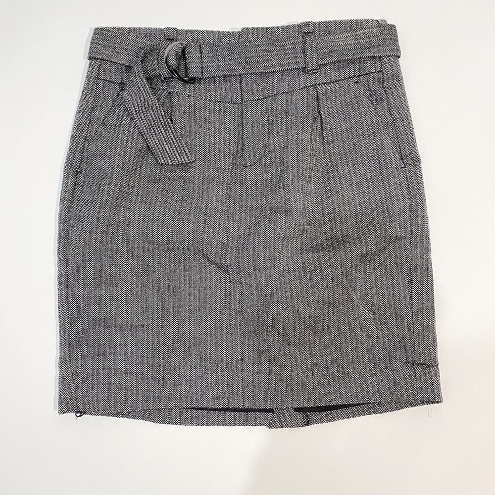Banana Republic Black White Patterned Strapped Skirt Size 2 Women’s